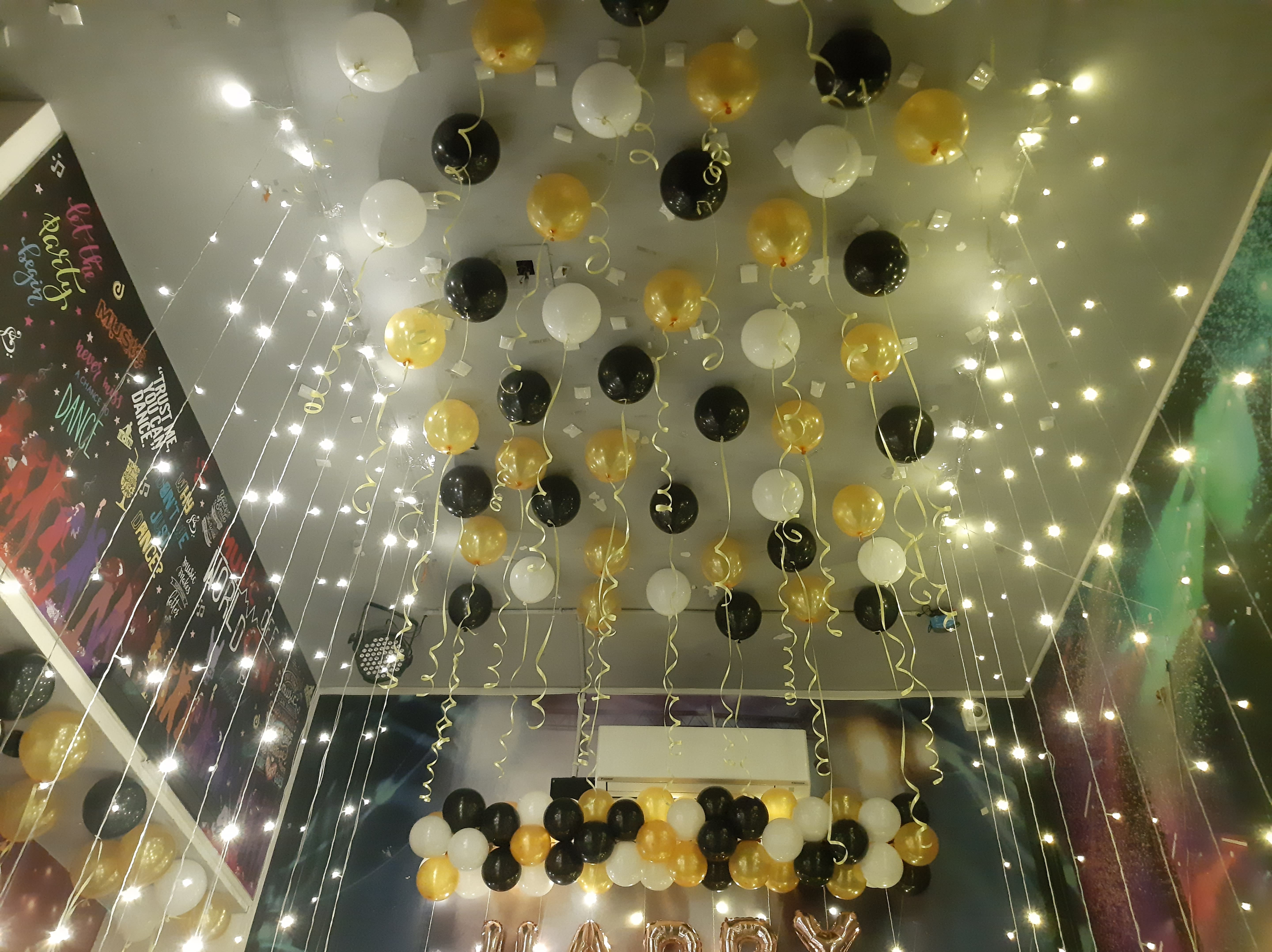 Beautiful birthday balloon decoration setup by Balloons Decorations Anand And All Events for party events in Anand Gujarat