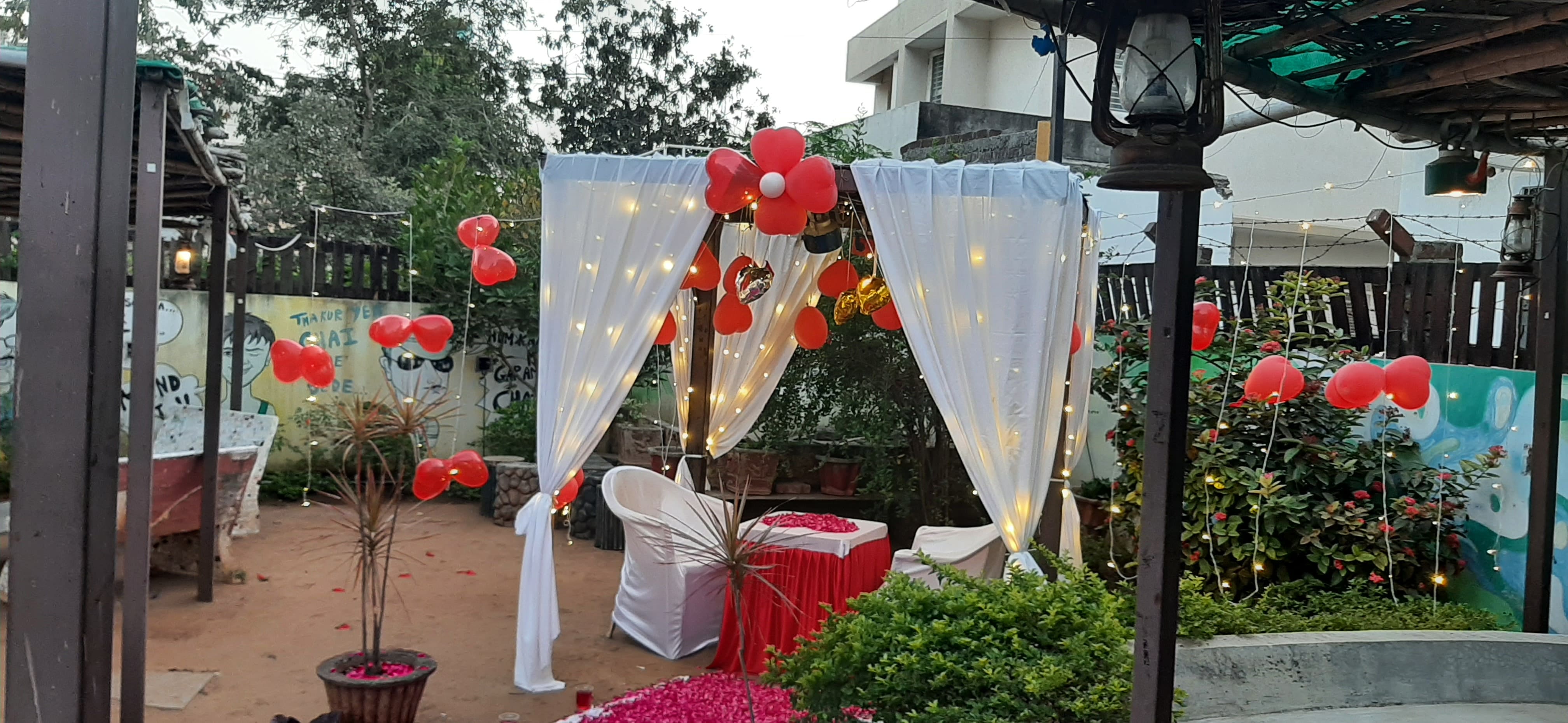 Surprise party setup by Balloons Decorations Anand And All Events in Anand Gujarat - balloon decoration for birthday and special celebration surprise